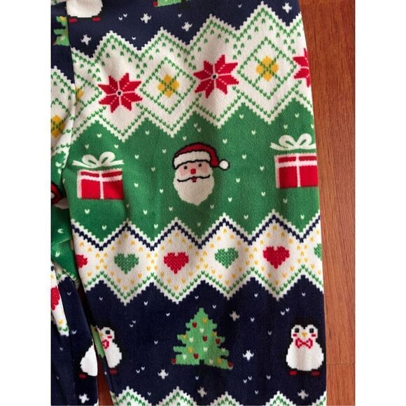 Christmas No Boundaries Juniors' Velour Leggings Size 11 - Picture 2 of 7